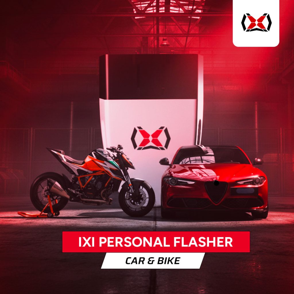IXI Personal Flasher for car and bike